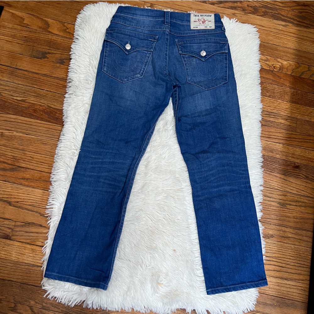 True Religion Mens Ricky relaxed straight‎ jeans size 32